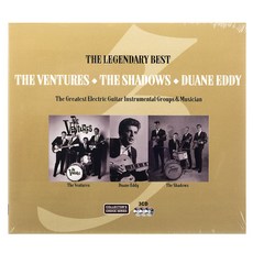 SHADOWS VENTURES DUANE EDDY THE LEGENDARY BEST OF THE VENTURES THE SHADOWS AND DUANE EDDY 懷舊三大電吉他金曲, 3CD