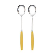 Pick Me 彩色基本款成人湯匙, 芥末黃, 2個