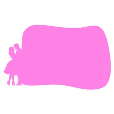 쿠 홈 인테리어 걸이형 핑크 메모 보드 MO 30, 아크릴
