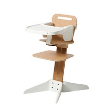 세이지폴 본본 유아식탁의자 본체 + 트레이 세트, 의자(코튼화이트), 트레이(화이트)