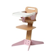 세이지폴 본본 유아식탁의자 본체 + 트레이 세트, 의자(라일락핑크), 트레이(화이트)