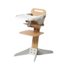 세이지폴 본본 유아식탁의자 본체 + 트레이 세트, 의자(루나그레이), 트레이(화이트)