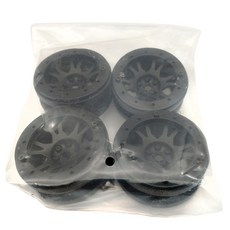 Austar AX-619 1/10 1.9 Wheel Hub Rim RC카 휠 4p, BK, 1세트