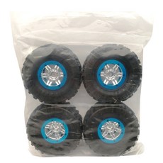 Austar 4021B 1/10 Beadlock Rim&Tire RC車輪, 混色, 4件