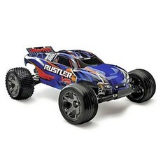 TRAXXAS CB3707 TRAXXAS Rustler VXL Brushless 2.4GHz RTR Stadium Truck Battery & Charger 러슬러 VXL 2.4GHz 3000mAh 8.4V RC 카, 혼합 색상, 1개
