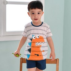 메이키즈 키즈용 뇽뇽 5부 실내복