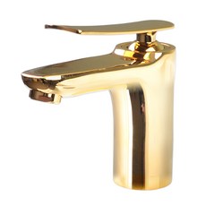 DAROS 一孔洗臉盆龍頭金色D8-340C, 1個