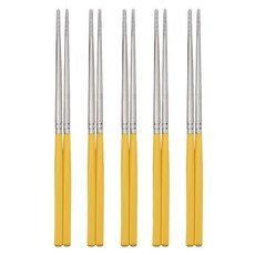 Raonnuri 基本成人筷子, 芥末, 5件