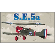 GREATPLANES GPMA1140 SE-5A EP WWI PARKFSYER ARF RC 비행기, 혼합 색상, 1개