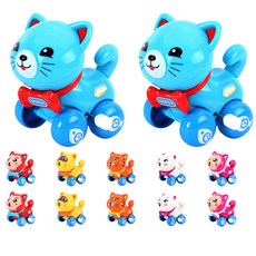 토이웰 태엽 장난감 고양이 12p 세트, 랜덤 발송, 1개