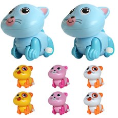 Toywell發條玩具喵喵 8入組, 隨機發貨