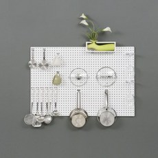 takongpan 室內裝飾圓形洞洞板 500 x 900 cm, 1個, 白色