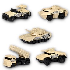 MOTOR MAX 3寸軍車迷你車5p套組, 混色