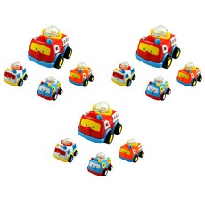 Toywell珠子消防車操作玩具 12入組, 隨機發貨