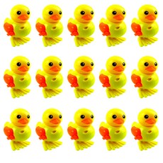 Toy Well 發條玩具鴨 15p, 黃色的