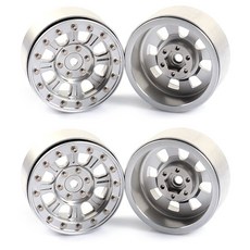 RC4WD RC4WDZW0191 Raceline Monster 2.2 Beadlock Wheels 銀色 RC零件, 混色, 4件