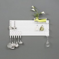 takongpan 室內裝飾圓形洞洞板 400x800mm, 1個, 皇家灰色