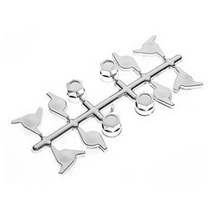 RPM RPM80823 Chrome輪圈螺母與輪圈螺栓 RC零件, 單色, 1個