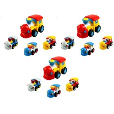 Toywell火車汽車操作玩具 12入組, 隨機發貨