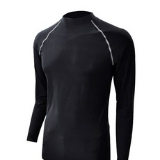 中性款半領運動長袖T恤