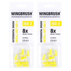 Wing Brush牙間刷替換刷頭補充裝 ss ISO 2, 8件, 2個