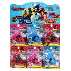 Power Battle Watch Car Fullback Water Car 6p 玩具套組, 混色