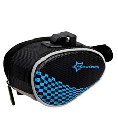 ROCKBROS 新款自行車馬鞍包, 藍色, 1個