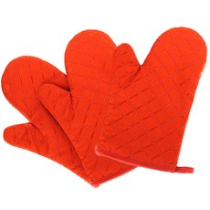 aryko 矽膠防滑烤箱手套, 橘子, 3片