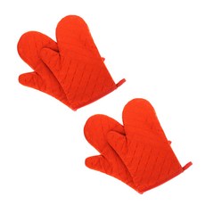 aryko 矽膠防滑烤箱手套, 橘子, 4件