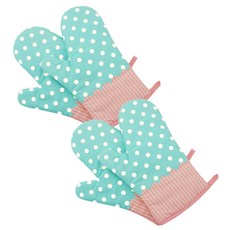 aryko 棉質烤箱手套, 點藍, 4件