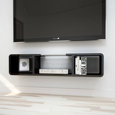 CUBICS 壁掛式電視架 343, 黑色