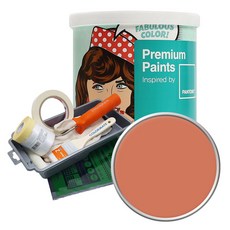 노루페인트 팬톤 내부용 실내벽면 저광 페인트 1L 세트, 16-1435 Carnelian, 1000ml, 1세트