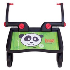 buggy board 孩童推車輔助踏板, 綠色 熊貓款, 1個
