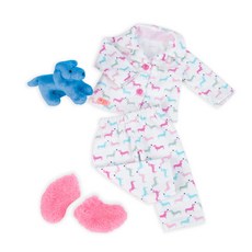 Ozzy 娃娃睡衣和臘腸填充道具套組, 混色