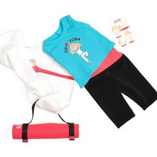 Ozzy Dolls 瑜伽服裝娃娃道具套組, 混色
