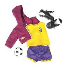 Ozzy Dolls 足球服裝娃娃道具套組, 混色
