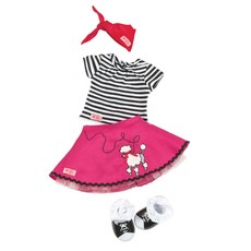 Ozzy Dolls 貴賓犬裙子娃娃道具套組, 混色