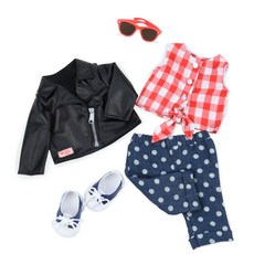 Ozzy Dolls 黑色完美夾克毛絨套組, 混色