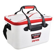 아피스 슈퍼 바캉 AP-40CM 하드 밑밥통, 화이트, 1개