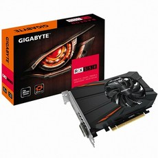 기가바이트 라데온 RX 560 UD2 D5 4GB 미니미 그래픽카드, RX 550