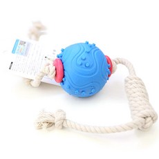 Aduck PetsPunny 繩球狗玩具, 藍色, 1個