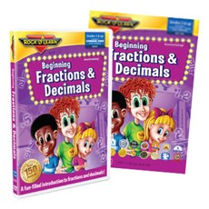 Rock N Learn 教育用神奇英語入門企劃 小數 & 分數 DVD + BOOK 套組, 2CD