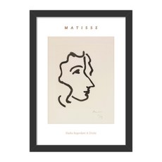 Think Us 亨利馬諦斯畫框 03 神秘的娜迪亞, 黑色