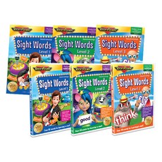 Rock & Learn 教育用神奇英語學習計畫 幼稚園常見字 3件組 DVD + 書籍套裝, 3CD