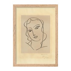 씽크어스 앙리마티스 액자 17 마리아 습작, BEIGE