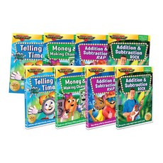 락앤런 교육용 마법같은 영어떼기 프로젝트 초등학생 기초수학 세트 3CD + BOOK