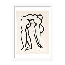 씽크어스 앙리마티스 액자 08 뛰어난 곡예사, WHITE