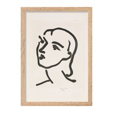 Think Us 亨利馬諦斯裝飾畫 22 秀髮柔順的娜迪亞, BEIGE