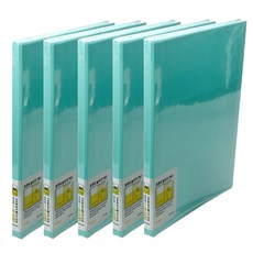 바른손 7부 클리어화일 20P, 민트, 5개입