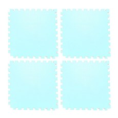 DIY EVA巧拼 4入, 薄荷色, 4片